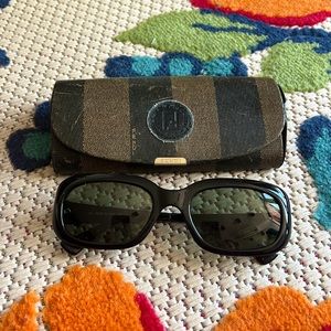 Fendi Vintage 2003 Black Sunglasses